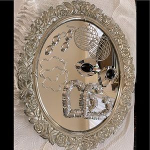 Vintage Silver-tone pierced earrings lot of 5